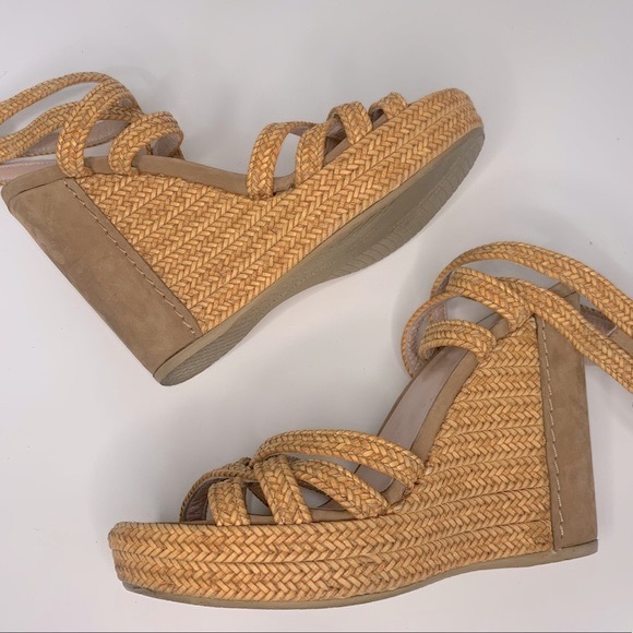 STUART WEITZMAN Reins Braided Wedge Sandal - Picture 3 of 10
